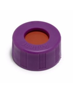 Tapón rosca púrpura septa PTFE silicona