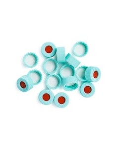 Tapón rosca azul septa PTFE silicona
