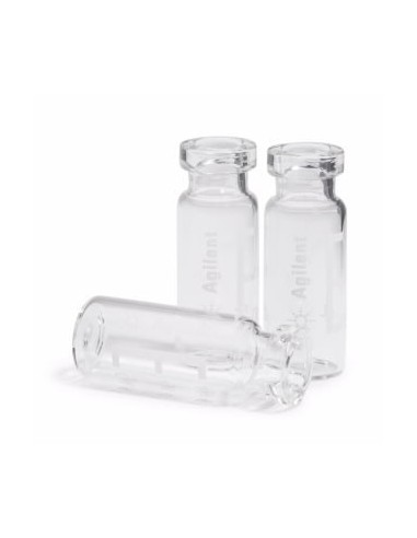 2ml clear wide opening crimp vial 100PK