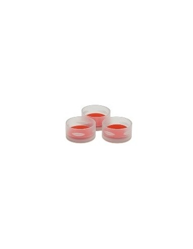 Tap transp septa goma Si roja PTFE500 p