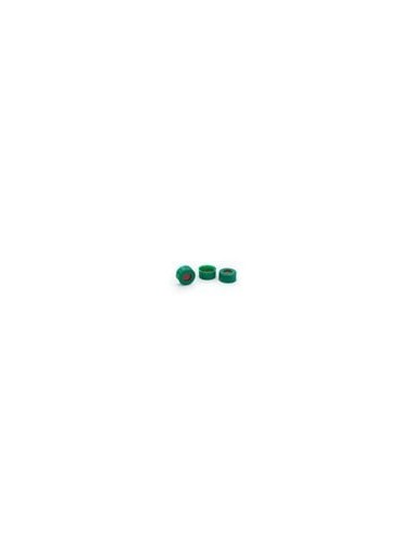 Caps screw type green 100 PK