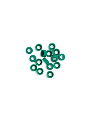 Green color screw caps 100 PK