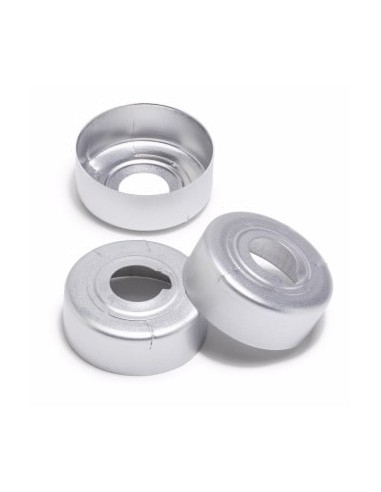 Tapón encaps 20mm segur alum plata100 p