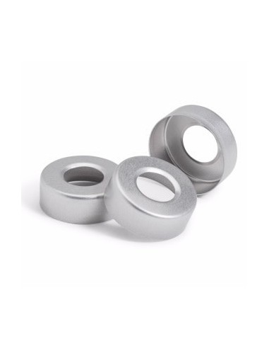 Tapón encapsul 20mm alum plata 100 paq